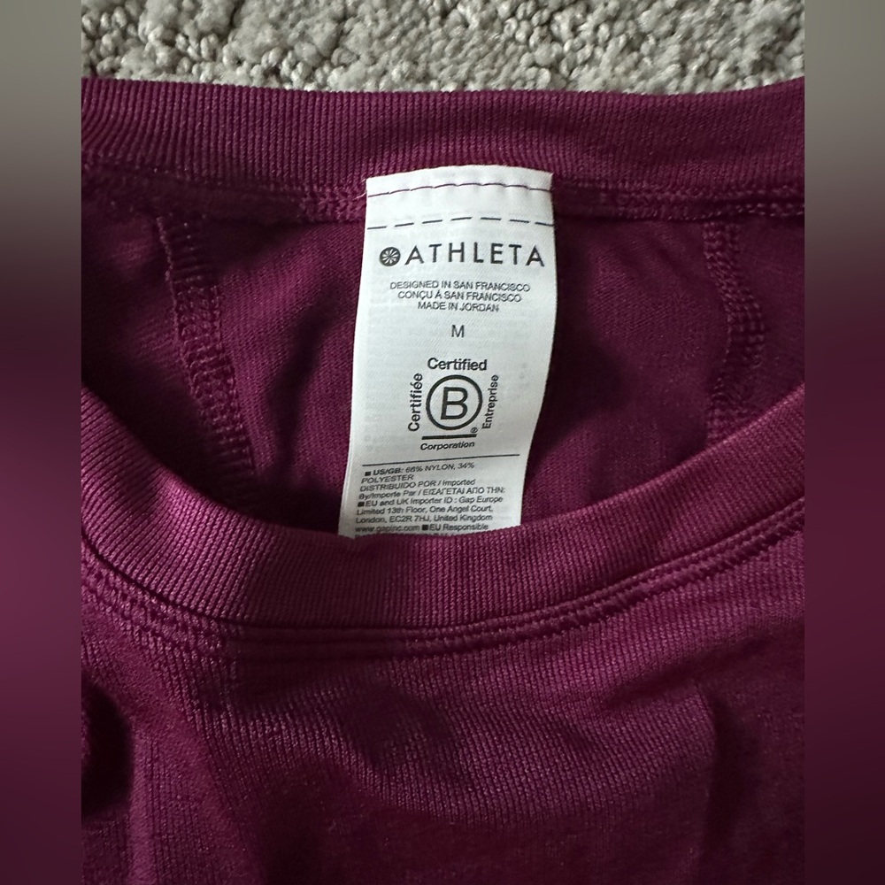 Athleta NWT Momentum Seamless Top, M - Picture 4 of 9